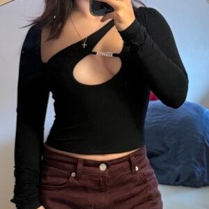 I.am.gia Silene top in black